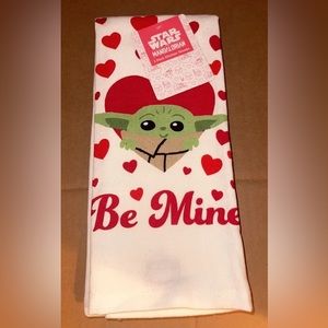 Disney Star Wars GROGU VALENTINES DAY "BE MINE" 2 PACK KITCHEN TOWEL NEW